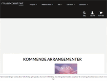 Tablet Screenshot of musikteatret.dk